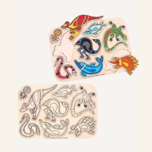 Indigenous Designed Wooden Puzzle $30